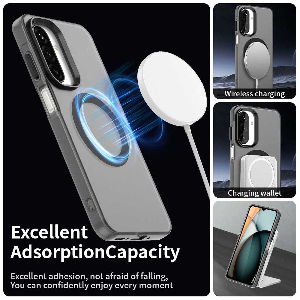 MagSafe-Hülle für Samsung Galaxy A17 5G, Techsuit, CandyCase, Schwarz