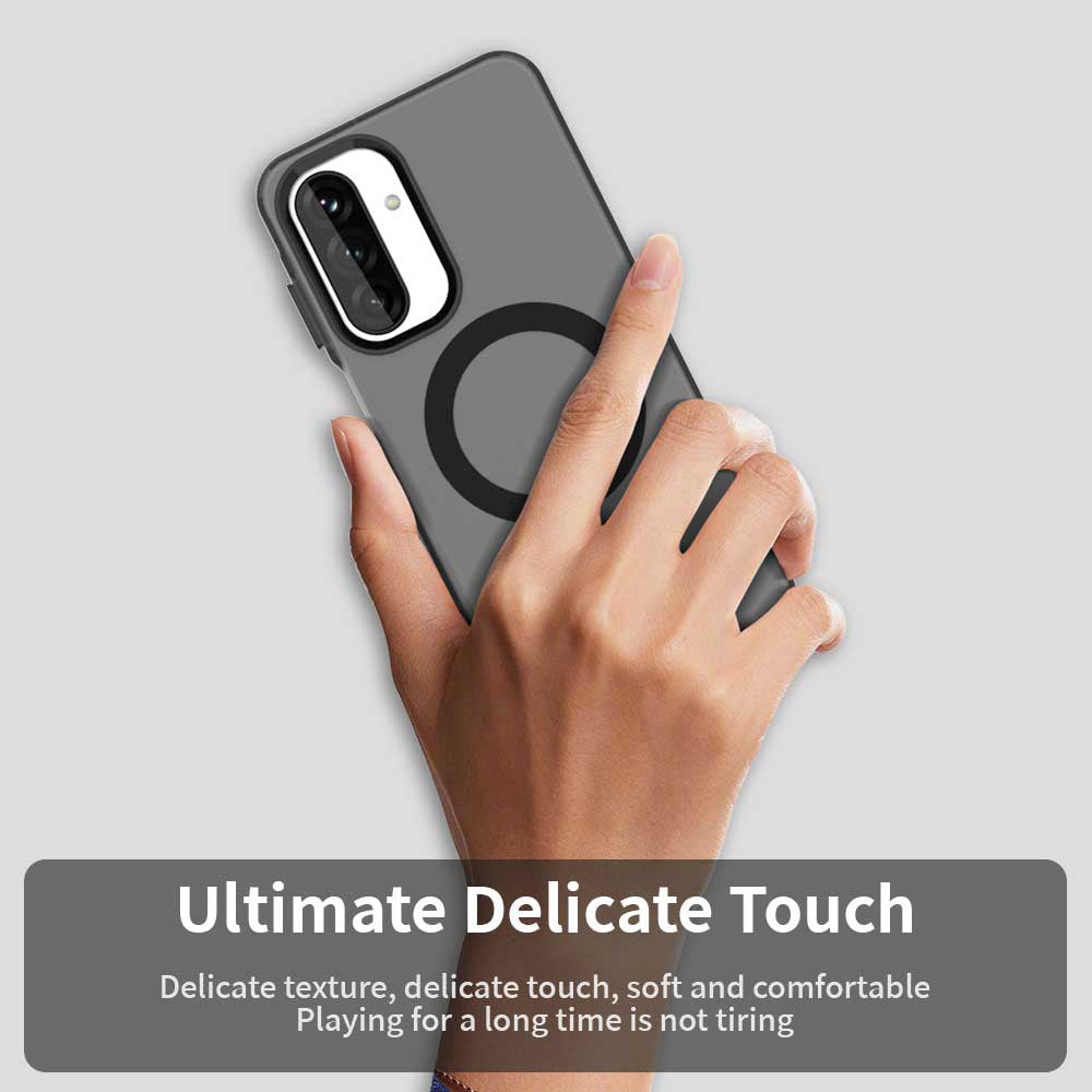 MagSafe-Hülle für Samsung Galaxy A17 5G, Techsuit, CandyCase, Schwarz