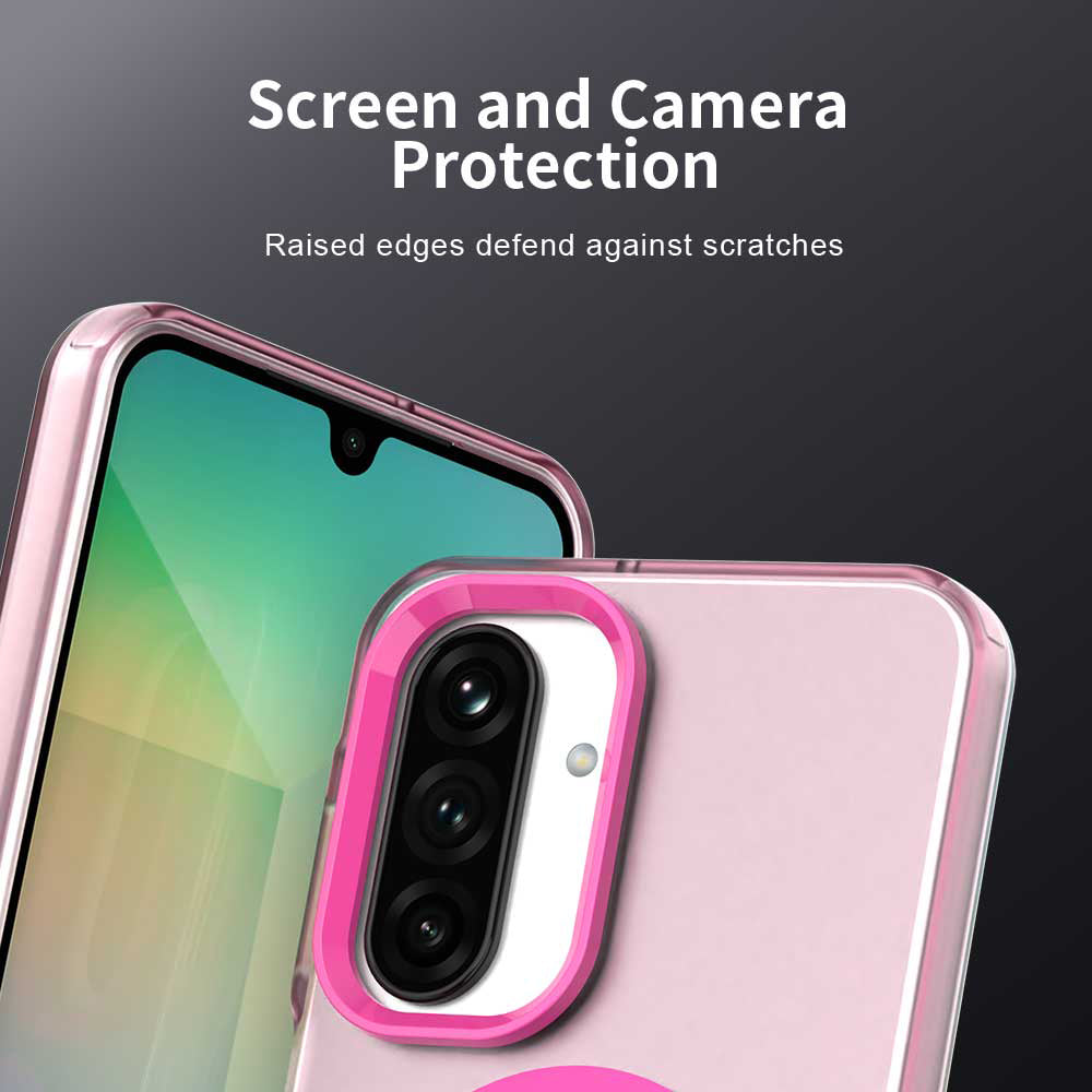 MagSafe-Hülle für Samsung Galaxy A17 5G, Techsuit, CandyCase, Rosa