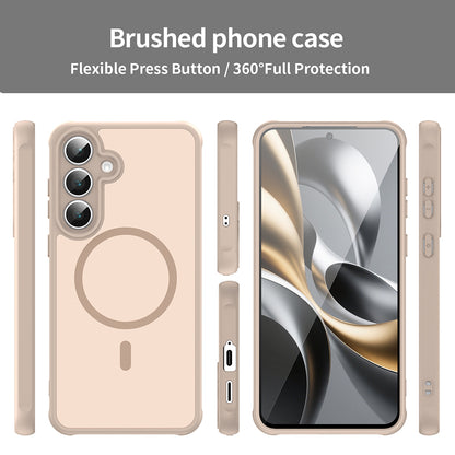 MagSafe Case for Samsung Galaxy A17 5G, Techsuit, HaloFrost II, Gold