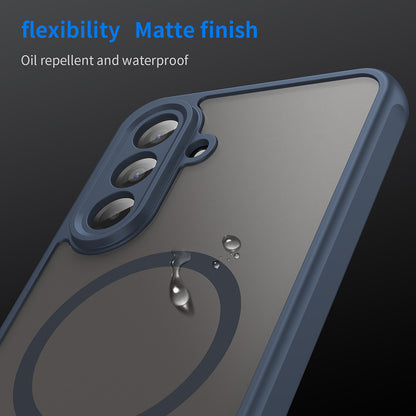 MagSafe Case for Samsung Galaxy A17 5G, Techsuit, HaloFrost II, Navy Blue