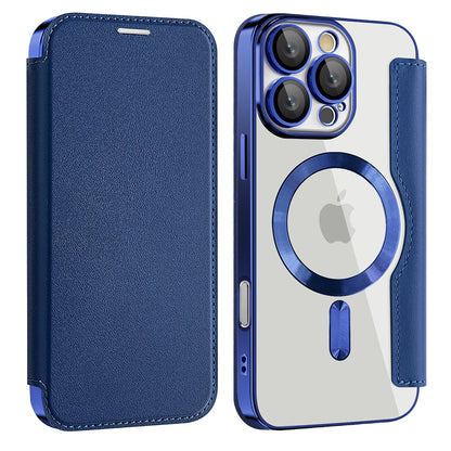 MagSafe-Hülle für Samsung Galaxy A17 5G, Techsuit, SmartMag Book, Blau