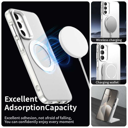 MagSafe-Hülle für Samsung Galaxy A25 A256, Techsuit, CandyCase, Weiß