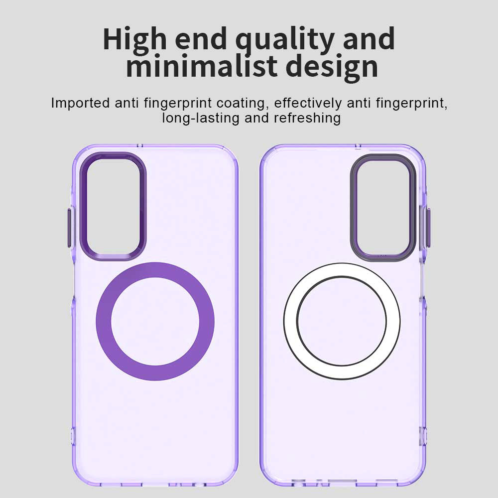 MagSafe-Hülle für Samsung Galaxy A25 A256, Techsuit, CandyCase, Lila