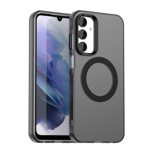 MagSafe-Hülle für Samsung Galaxy A25 A256, Techsuit, CandyCase, Schwarz