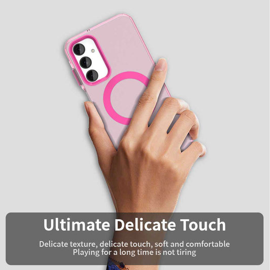 MagSafe-Hülle für Samsung Galaxy A25 A256, Techsuit, CandyCase, Rosa