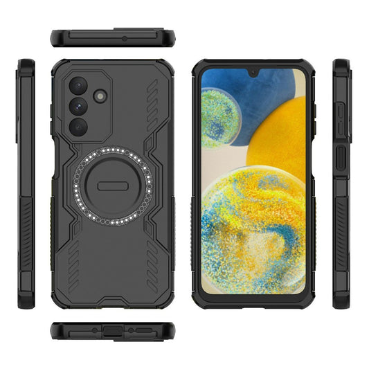 MagSafe-Hülle für Samsung Galaxy A26 A266, Techsuit, ArmorMag, Schwarz