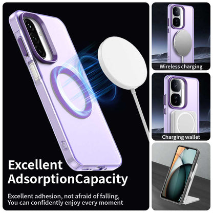 MagSafe-Hülle für Samsung Galaxy A26 A266, Techsuit, CandyCase, Lila