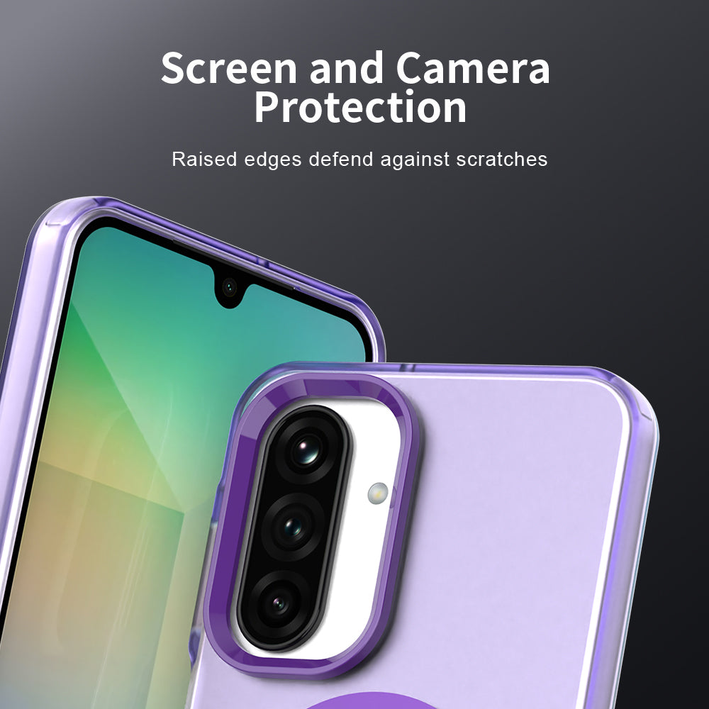 MagSafe-Hülle für Samsung Galaxy A26 A266, Techsuit, CandyCase, Lila