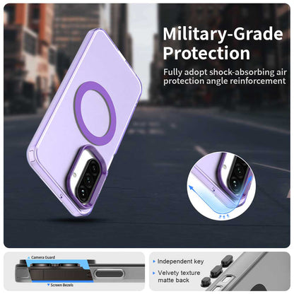 MagSafe-Hülle für Samsung Galaxy A26 A266, Techsuit, CandyCase, Lila