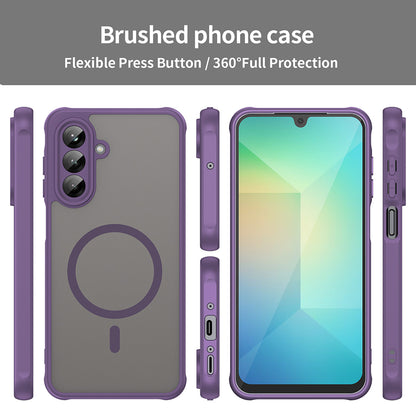 MagSafe-Hülle für Samsung Galaxy A26 A266, Techsuit, HaloFrost II, Lila