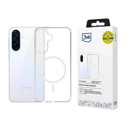 MagSafe-Hülle für Samsung Galaxy A36 A366, 3MK, Armor MagCase, Transparent
