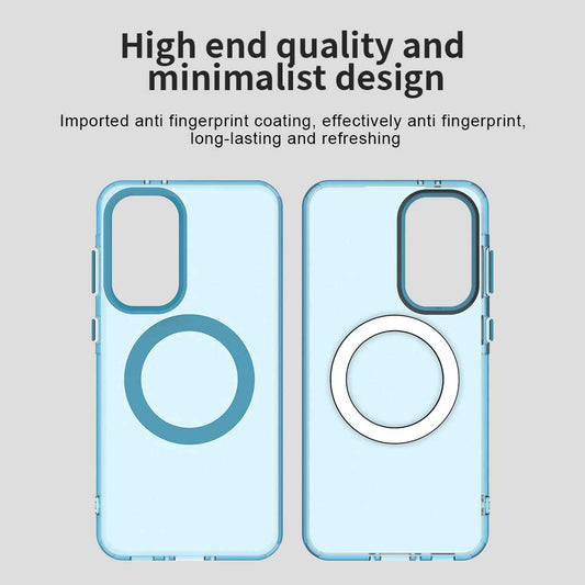 MagSafe-Hülle für Samsung Galaxy A36 A366, Techsuit, CandyCase, Blau