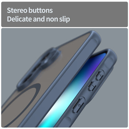 MagSafe Hülle für Samsung Galaxy A37 5G, Techsuit, HaloFrost II, Marineblau