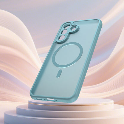 MagSafe Hülle für Samsung Galaxy A37 5G, Techsuit, HaloFrost II, Hellgrün