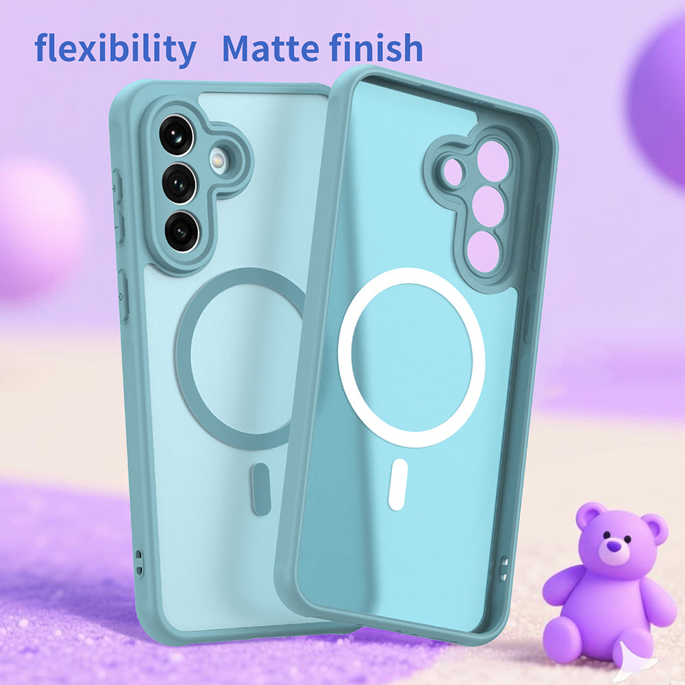 MagSafe Hülle für Samsung Galaxy A37 5G, Techsuit, HaloFrost II, Hellgrün