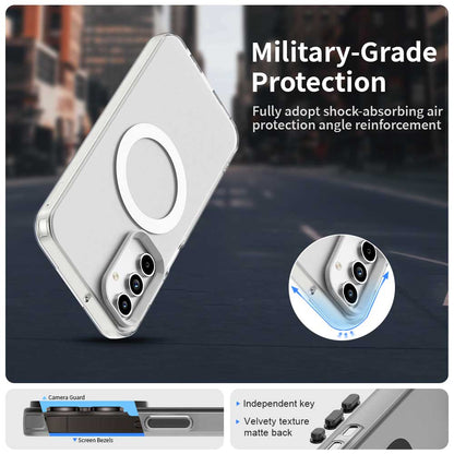 MagSafe Case for Samsung Galaxy A55 5G A556, Techsuit, CandyCase, White