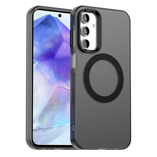 MagSafe Case for Samsung Galaxy A55 5G A556, Techsuit, CandyCase, Black