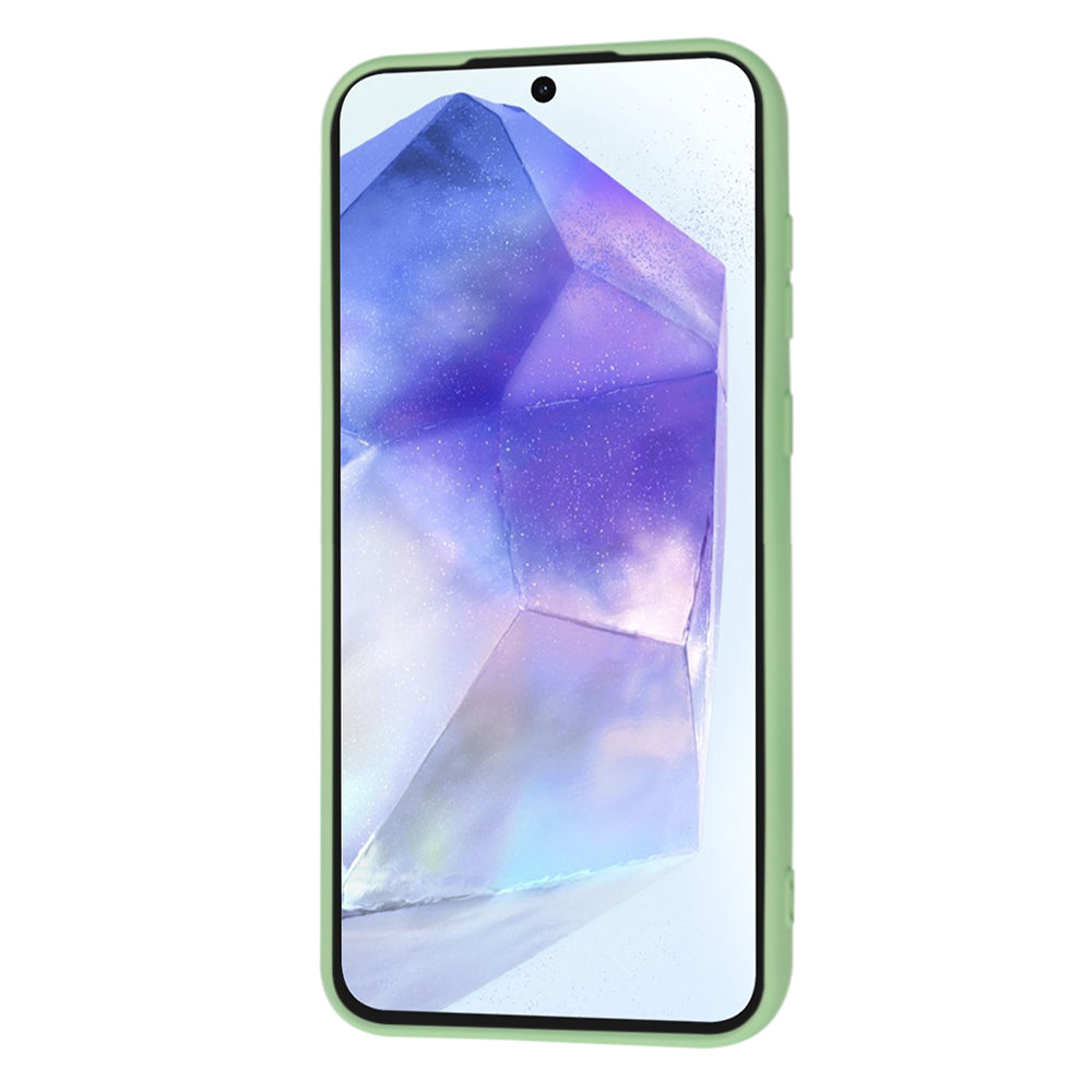 MagSafe-Hülle für Samsung Galaxy A55 5G A556, Techsuit, SoftFlex, Hellgrün