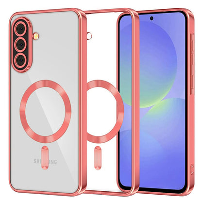 MagSafe-Hülle für Samsung Galaxy A56 A566 / A36 A366, Techsuit, Luxury Crystal, Rot