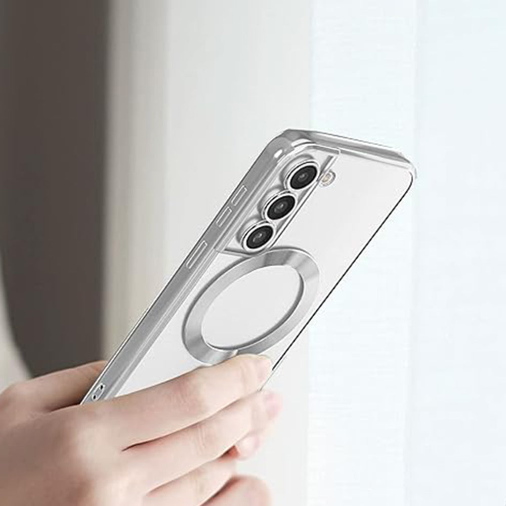 MagSafe-Hülle für Samsung Galaxy A56 A566 / A36 A366, Techsuit, Luxury Crystal, Hellgrün