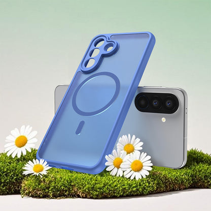 MagSafe Hülle für Samsung Galaxy A56 A566, Techsuit, HaloFrost II, Blau