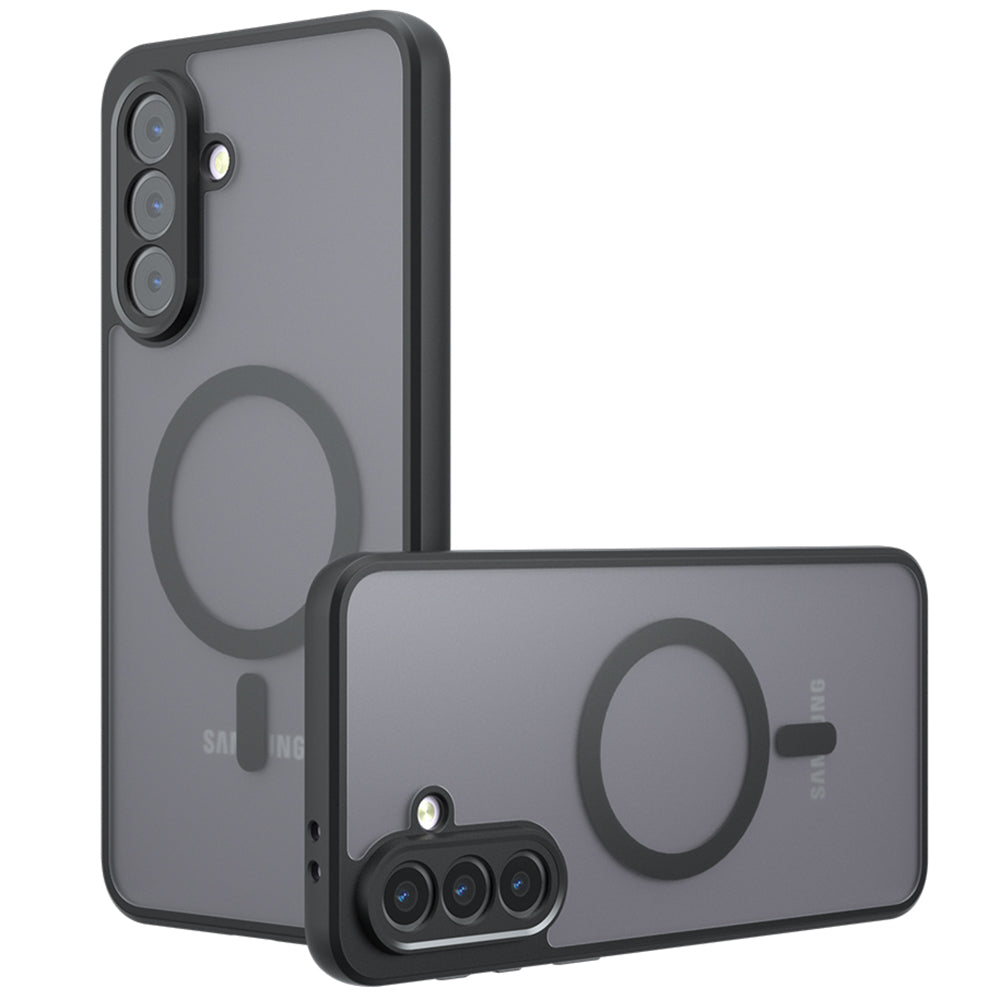 MagSafe Case for Samsung Galaxy A56 A566, Techsuit, PureFrost, Black