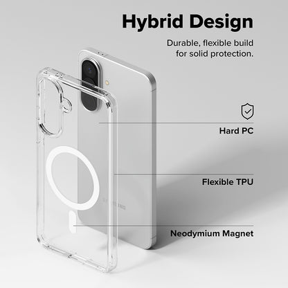 MagSafe Hülle für Samsung Galaxy A57 5G, Ringke, Fusion, Transparent