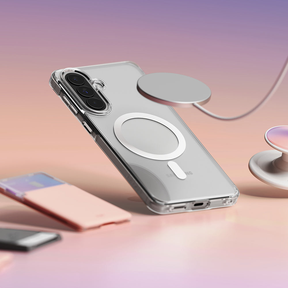 MagSafe Hülle für Samsung Galaxy A57 5G, Ringke, Fusion, Transparent