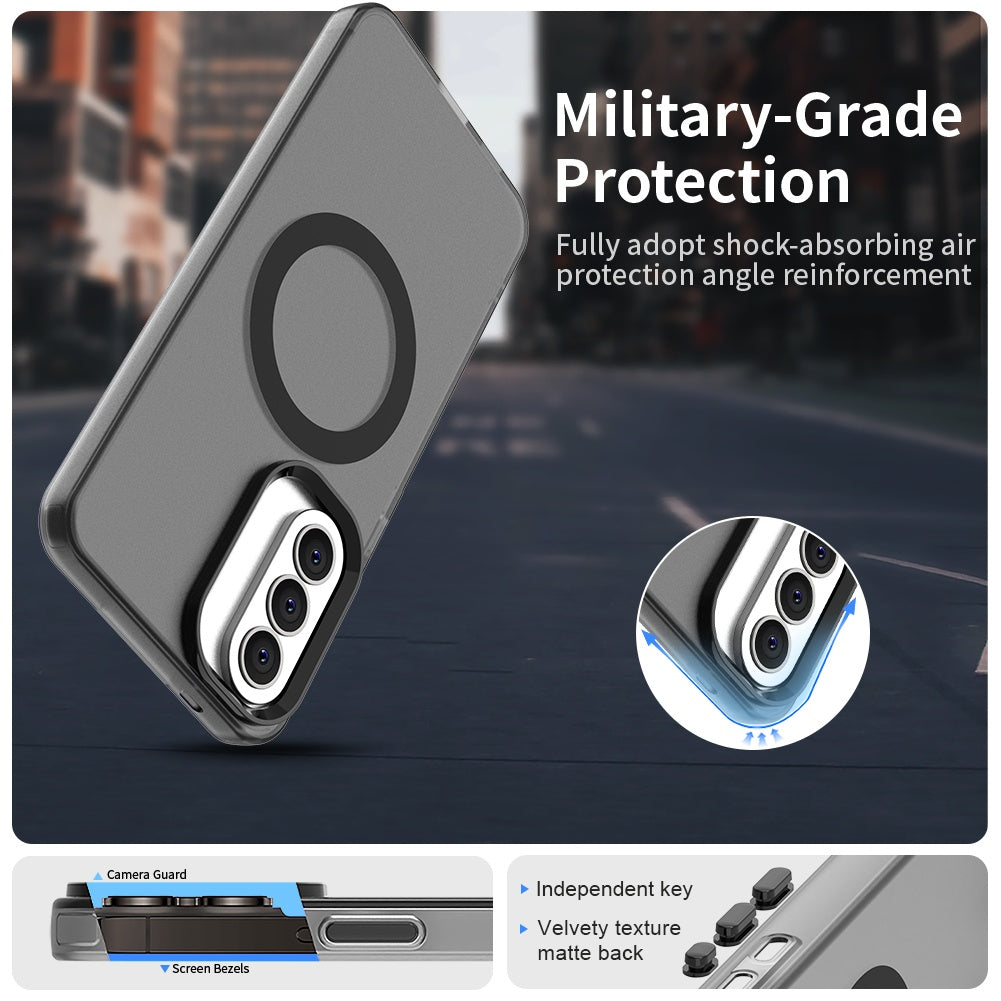 MagSafe Case for Samsung Galaxy A57 5G, Techsuit, CandyCase, Black