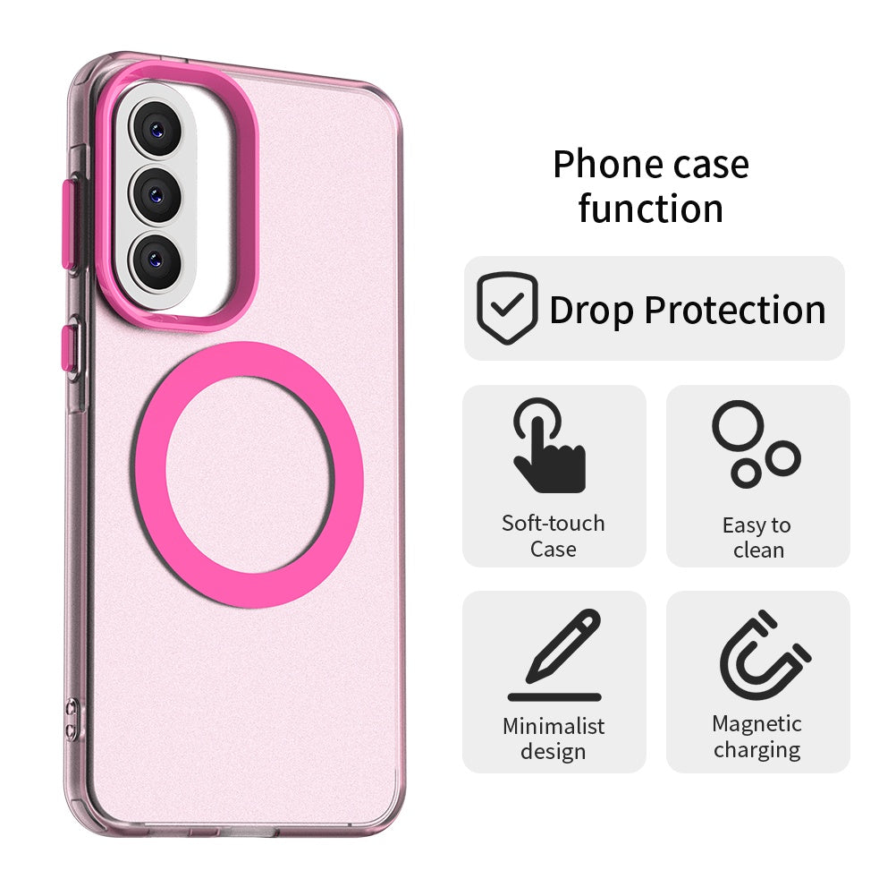 MagSafe Hülle für Samsung Galaxy A57 5G, Techsuit, CandyCase, Rosa