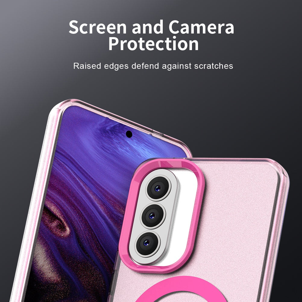 MagSafe Hülle für Samsung Galaxy A57 5G, Techsuit, CandyCase, Rosa