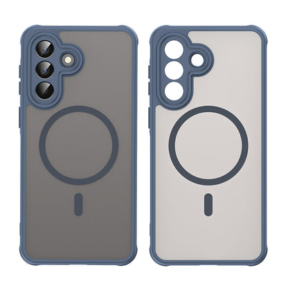 MagSafe Hülle für Samsung Galaxy A57 5G, Techsuit, HaloFrost II, Marineblau