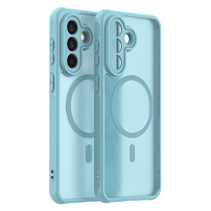 MagSafe Hülle für Samsung Galaxy A57 5G, Techsuit, HaloFrost II, Hellgrün