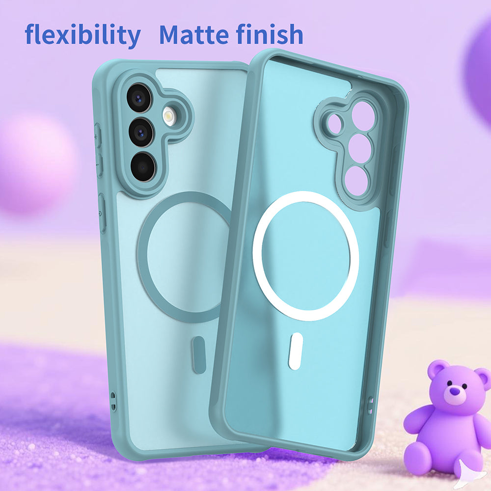 MagSafe Hülle für Samsung Galaxy A57 5G, Techsuit, HaloFrost II, Hellgrün