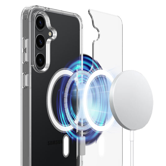 MagSafe Hülle für Samsung Galaxy A57 5G, Techsuit, Pro, Transparent