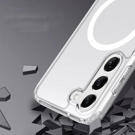 MagSafe-Hülle für Samsung Galaxy S22 5G S901, Techsuit, Pro, Transparent