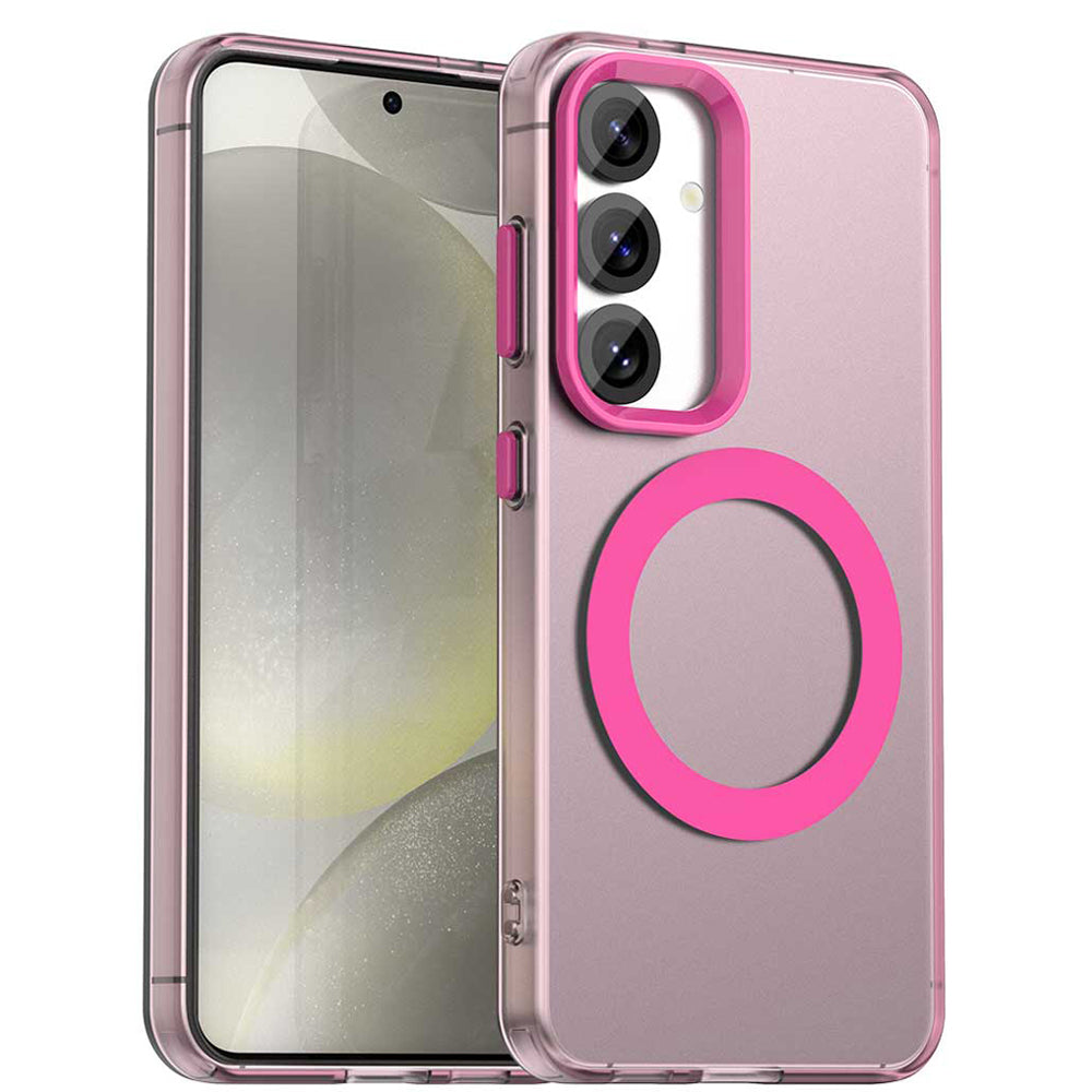 MagSafe-Hülle für Samsung Galaxy S23 FE S711, Techsuit, CandyCase, Rosa