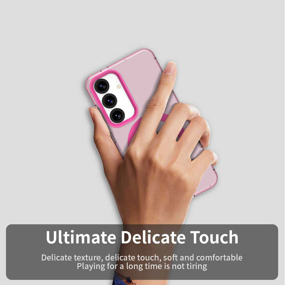 MagSafe-Hülle für Samsung Galaxy S23 FE S711, Techsuit, CandyCase, Rosa