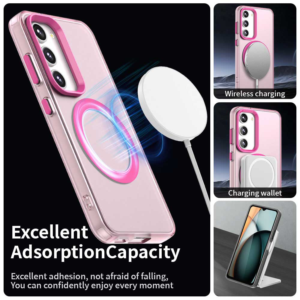 MagSafe Case for Samsung Galaxy S23+ S916, Techsuit, CandyCase, Pink