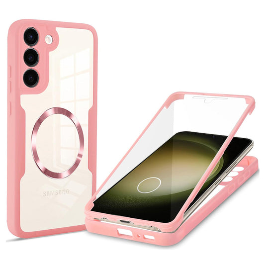 MagSafe-Hülle für Samsung Galaxy S23+ S916, Techsuit, ColorVerse 360, Rosa