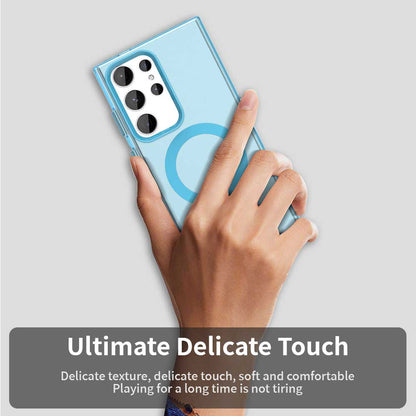 MagSafe-Hülle für Samsung Galaxy S23 Ultra S918, Techsuit, CandyCase, Blau