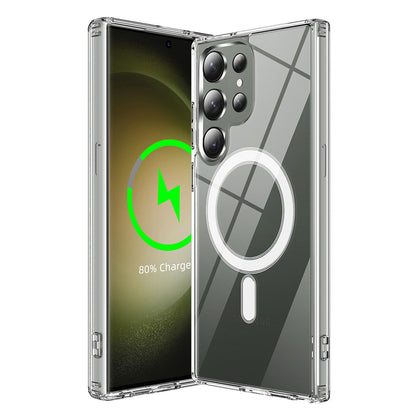 MagSafe-Hülle für Samsung Galaxy S23 Ultra S918, Techsuit, Pro, Transparent