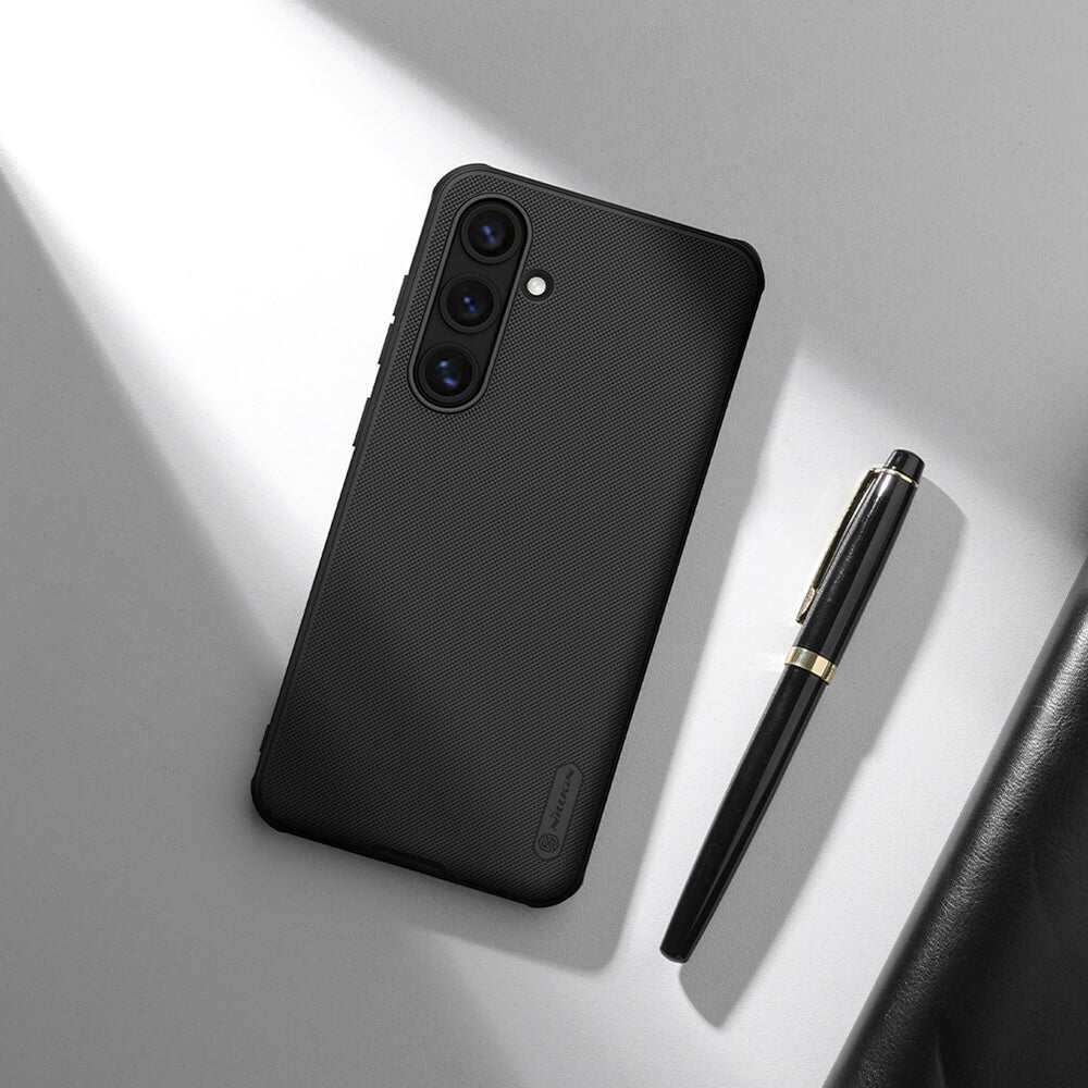 MagSafe Hülle für Samsung Galaxy S24 FE S721, Nillkin, Super Shield Pro, Satinschwarz