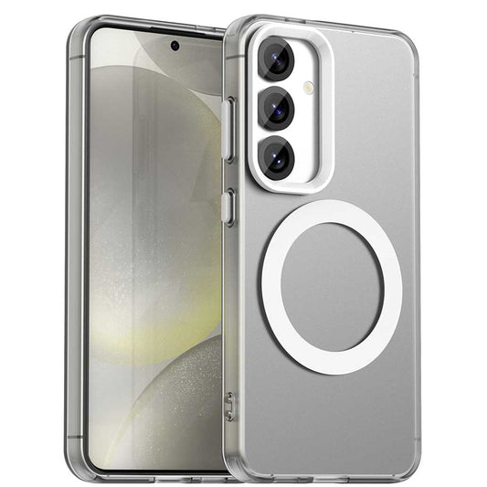 MagSafe-Hülle für Samsung Galaxy S24 FE S721, Techsuit, CandyCase, Weiß