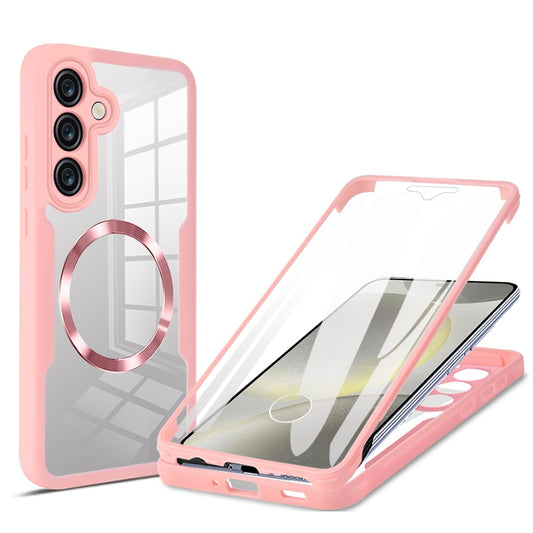 MagSafe Case for Samsung Galaxy S24+ S926, Techsuit, ColorVerse 360, Pink