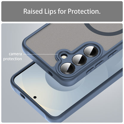MagSafe-Hülle für Samsung Galaxy S24+ S926, Techsuit, HaloFrost II, Marineblau