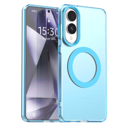 MagSafe Case for Samsung Galaxy S25 Edge S937, Techsuit, CandyCase, Blue