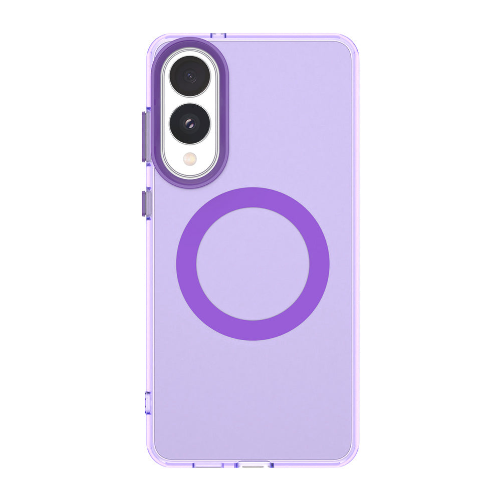 MagSafe Case for Samsung Galaxy S25 Edge S937, Techsuit, CandyCase, Purple