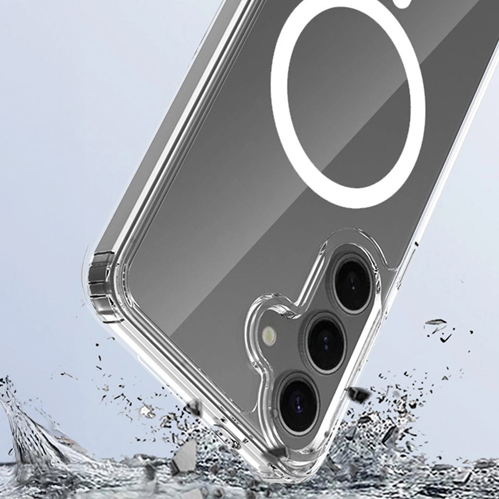 MagSafe Case for Samsung Galaxy S25 FE, 3MK, Armor MagCase, Transparent
